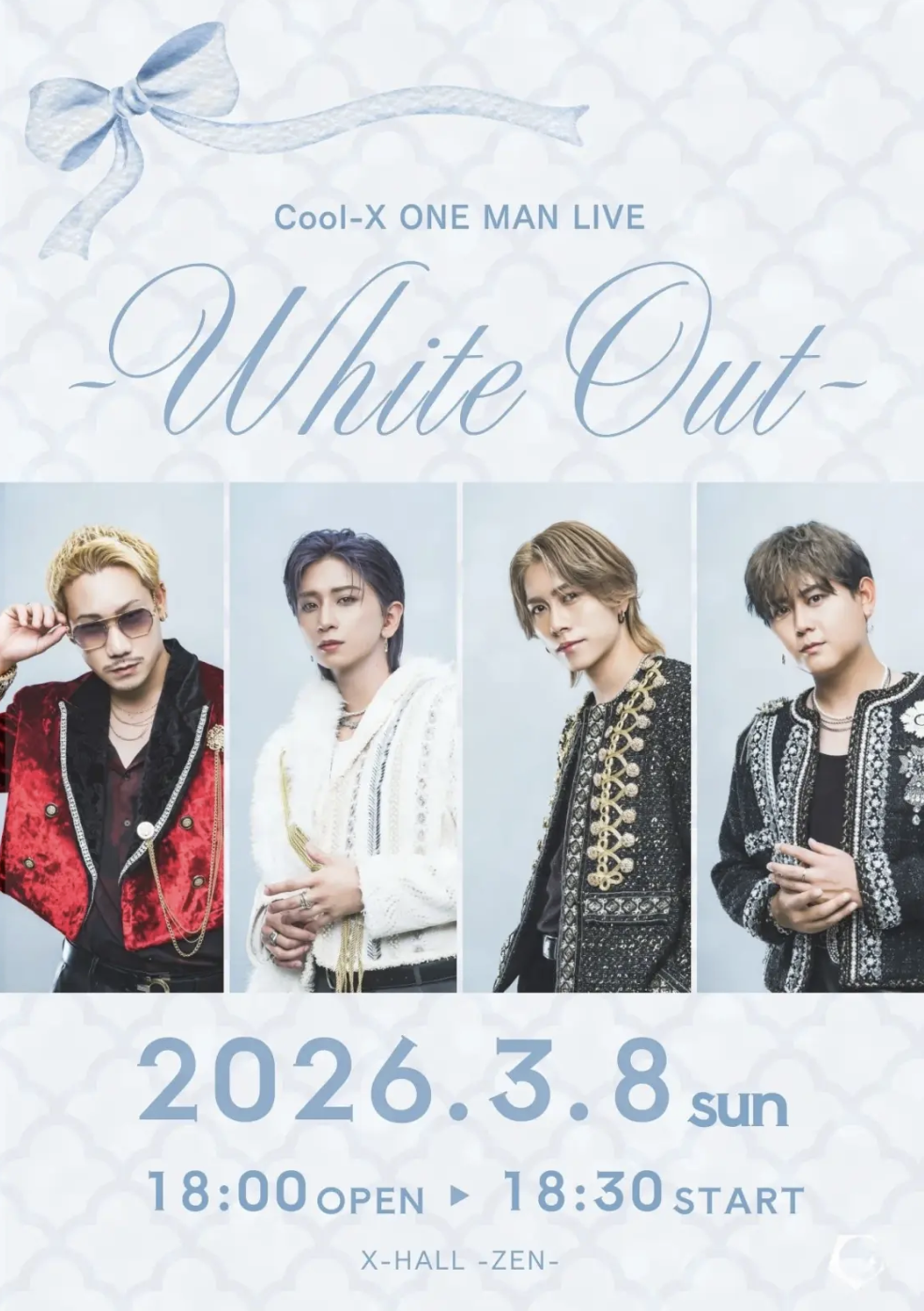 Cool-X ONE MAN LIVE  – WHITE OUT –